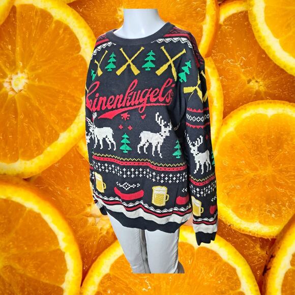 Unbranded Men's Cotton Leinenkugels Beer Ugly Christmas Pullover Sweater Size XL - Picture 4 of 8